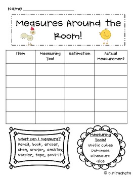 Measuring Around the Room! by Teaching with a Cup of Tea | TpT