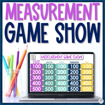 Preview of Measurement Game Show - Measurement Jeopardy Style Game Show