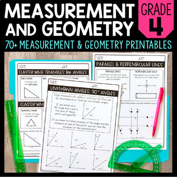 Preview of Measurement & Geometry Printables