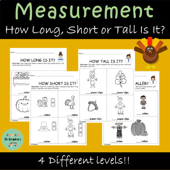 Preview of Measurement: How Long, Short or Tall Is It?