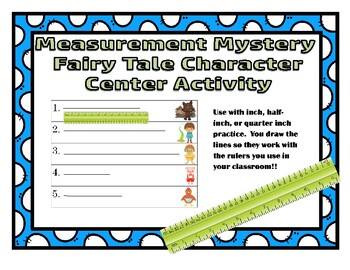 Preview of Measurement Inch or Quarter Inch Mystery Center