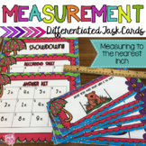 Measurement Task Cards Inches