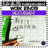Measurement Independent Work Binder