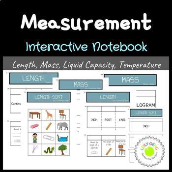 Measurement Interactive Notebook by Leily Geng | TpT