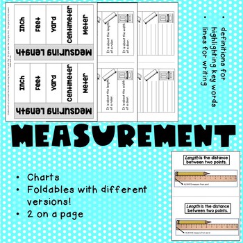 Measurement - Interactive Notebook Activities for Measuring Length