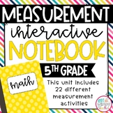 Measurement Interactive Notebook for 5th Grade
