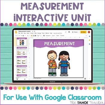 Preview of Measurement Interactive Unit for Use With Google Classroom™ | Distance Learning