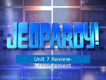 Preview of Measurement Jeopardy