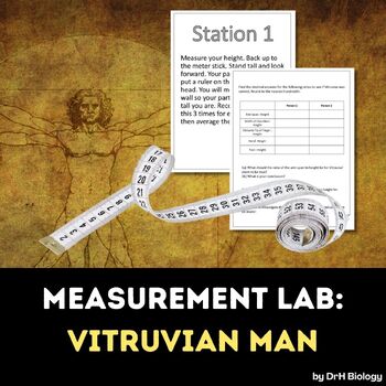 Preview of Measurement Lab - Vitruvian Man
