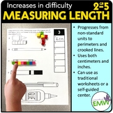 Measurement Length Worksheets Station from non-standard to