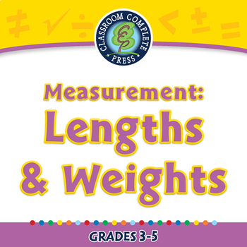 Preview of Measurement: Lengths & Weights - NOTEBOOK Gr. 3-5