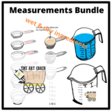 Measurement Lesson Clipart for Cooking, Culinary, Thanksgiving