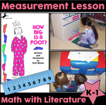 Preview of Measurement Lesson Plan Grades K-1 How Big is a Foot?