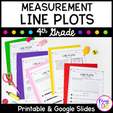 Measurement Line Plots - 4th Grade Math - Print & Digital 