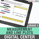 3rd Grade Measurement & Fractions on Line Plots - Power Point & Google Version