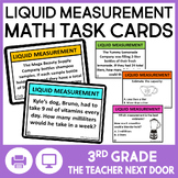 3rd Grade Measurement Liquid Volume Task Cards - Liquid Vo