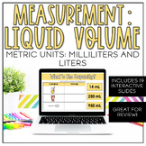 Measurement: Liquid Volume in Metric Units | Digital Resou
