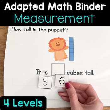 Preview of Ruler Measurement Activities - Special Education Math Adaptive Book Binder