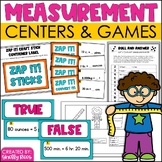 Measurement Conversion Games Activities Worksheets Centers