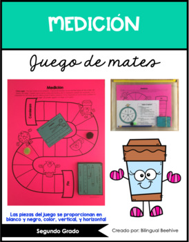 Preview of Measurement Math Game (SPANISH)/Medición