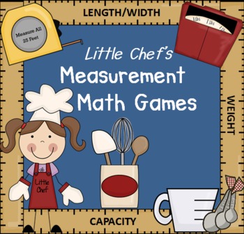 Preview of Measurement Math Games & Activities (Common Core)