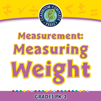 Preview of Measurement: Measuring Weight - NOTEBOOK Gr. PK-2