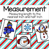 Measurement: Measuring to the Nearest Inch and Half Inch