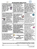 Measurement Menu Study