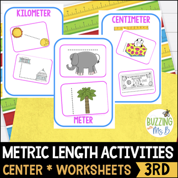 Measuring with Metric Centimeter Millimeter Ruler Differentiated Worksheets