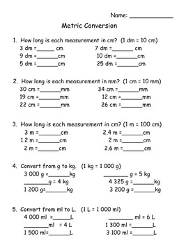 Measurement (Metric Units/Time) Interactive SMARTboard Lesson & Printables