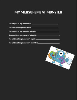 Preview of Measurement Monster