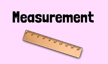 Measurement - Non-Standard Units by Madison Peter | TPT