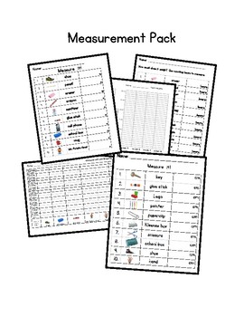 Preview of Measurement Pack