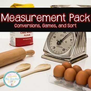 Preview of Measurement Pack - conversions, games, and sort