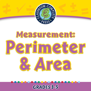 Preview of Measurement: Perimeter & Area - NOTEBOOK Gr. 3-5