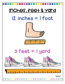 Centimeters, Inches, Meters, Yards, Feet Teaching Resources | TPT