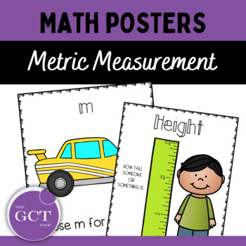 Preview of Measurement Posters/Anchor Charts *Metric Units* FREEBIE