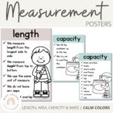 Measurement Posters | MODERN RAINBOW Color Palette | Calm 