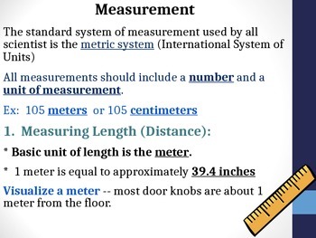 Preview of Measurement Power Point