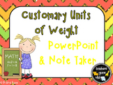 Measurement PowerPoint & Note Taker - Customary Units of Weight