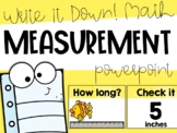Measurement PowerPoint | Using a Ruler