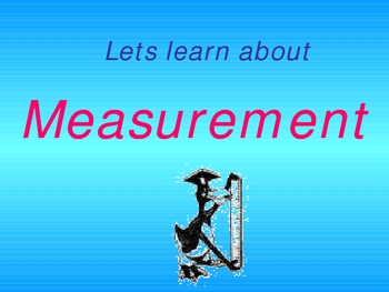 Preview of Measurement PowerPoint