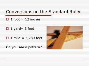Preview of Measurement Powerpoint lesson