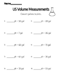Measurement Practice: Convert Gallons to Pints