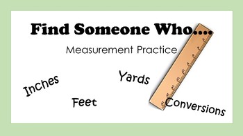 Preview of Measurement Practice Game