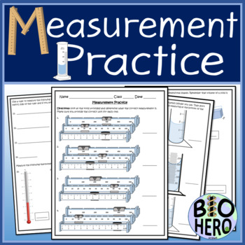 Preview of Measurement Practice Worksheets