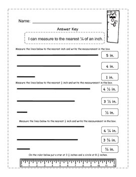Measurement Pre/Post Assessment by A Teacher and Traveler | TpT