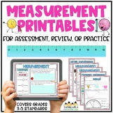 Measurement Printables or Assessment FREE