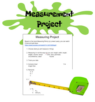 Preview of Measurement Project