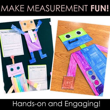 Measurement Project Second Grade Robot Measurement Activity | TPT